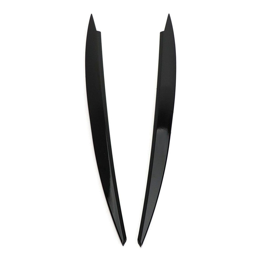 CLQWIAS Front Headlight Eyelid Eyebrow Cover Trim Black Mk7 GTD ABS for VW for GTI 2013-2018 for Golf 2013-2018 for Golf R 2013 2015-2018 FHEECTBFVGRGG