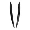 CLQWIAS Front Headlight Eyelid Eyebrow Cover Trim Black Mk7 GTD ABS for VW for GTI 2013-2018 for Golf 2013-2018 for Golf R 2013 2015-2018 FHEECTBFVGRGG view 1