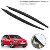 CLQWIAS Front Headlight Eyelid Eyebrow Cover Trim Black Mk7 GTD ABS for VW for GTI 2013-2018 for Golf 2013-2018 for Golf R 2013 2015-2018 FHEECTBFVGRGG view 2