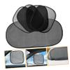 TINEASUR 1set Car Window Sunshade Mesh Blockers for Family Uv Fits Cars Suvs Trucks Easy Installation Includes Cups view 3
