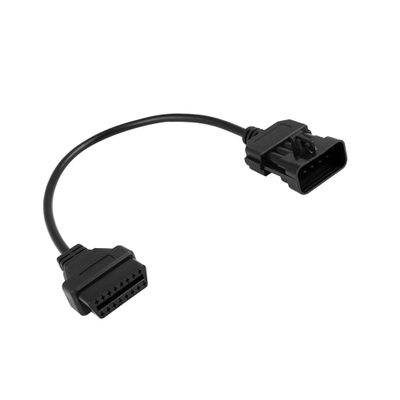 HEROFFIX OBD2 Diagnostic Female Extension Cable for Opel - 10 Pin to 16 Pin 40cm Replace Parts