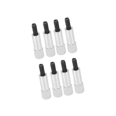 VekAuto 8pcs G1/4-20 Chrome Valve Cover Bolt for Chevy 283 302 305 307 327 350 383 400 Engines Auto Accessories