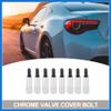 VekAuto 8pcs G1/4-20 Chrome Valve Cover Bolt for Chevy 283 302 305 307 327 350 383 400 Engines Auto Accessories view 2