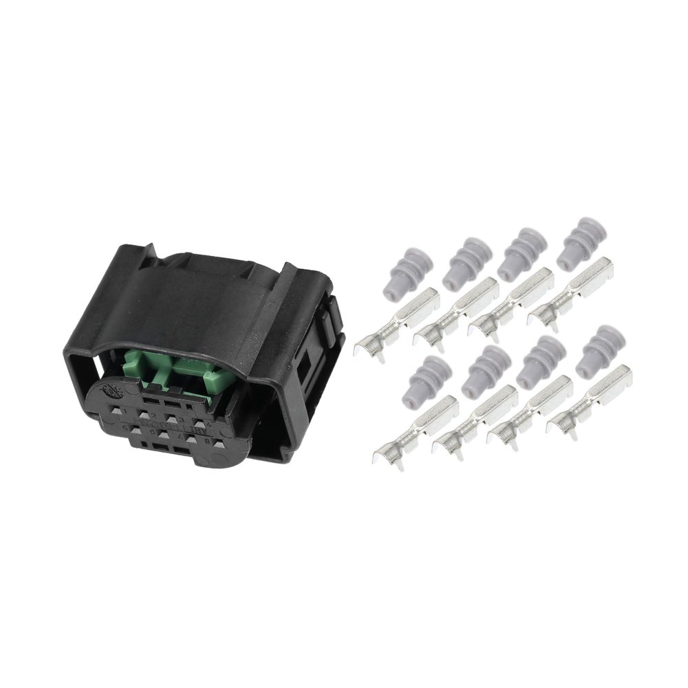 VekAuto 1 Set 8 Pin No.4F0972708 Wiring Plug Sensor Connector Adapter Plug Clip Kit Replacement for VW for Audi Auto Accessories