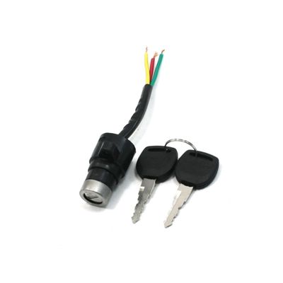 VekAuto Ignition Switch Electric Bike Bicycle Security Lock w Two Spare Keys Auto Accessories