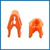 A ABSOPRO 50pcs Orange Car Console Retainers Auto Dashboard Trim Clip Fastener Item Replacement view 2