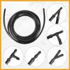 Partuto Front Windshield Washer Hose Kit Fit for Toyota Tacoma with 3 Meter Washer Fluid Hose 12 Pcs Hose Connectors - Pack of 15 Black Replacement view 4