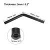 BHUPWZE 45 Degree 9.5/11/13/16/19/22/25/28/32/35/40/45/48/54MM Elbow Silicone Hose Coupler Intercooler Tube 150 * 150MM Black(45mm 45 Degree) view 4