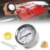YZYDF 1/8'' Pressure Gauge 0-15PSI 0-1Bar & Wrench Adaptor Double Scale Pressure Gauge for Injections view 2