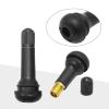 Saihisday 100pcs Tire Valve with Valve Core Inside Black Tire Valve Stems Replacement for TR413 TR412 TR414(0.45 X 1.7, 0.45 X 1.38, 0.45 X 2) for Cars, Light Trucks, Motorcycles view 4