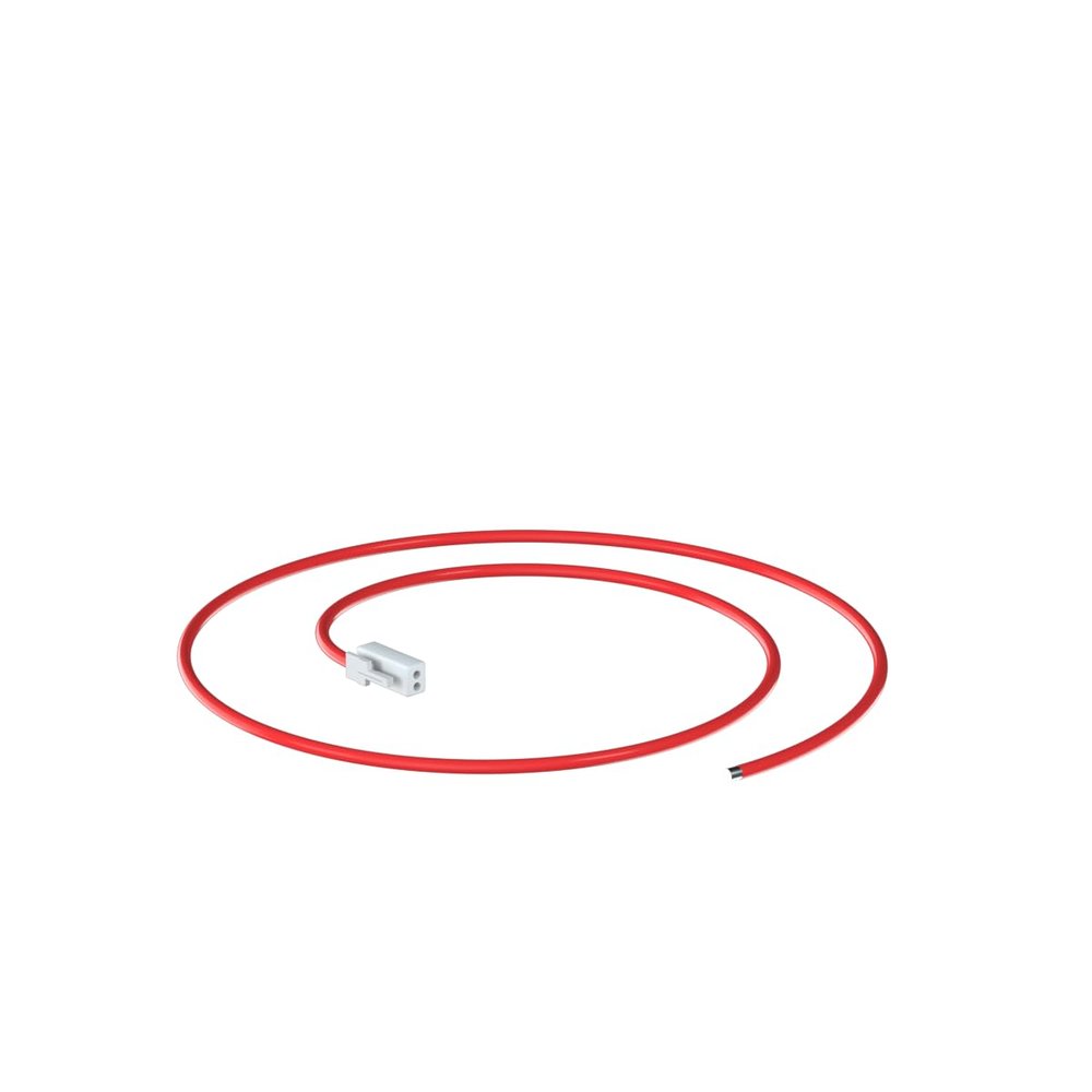 100 BALANCE 450mm PHB2.0 2Pin Positive B+ Cable for Smart BMS, Red, Male-to-Female Connector