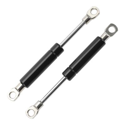 Motoforti 6inch/150mm 10Ib/45N/4.5kg Gas Struts Gas Spring for Kitchen Cabinet Door Cover Storage Box Toolbox Cover Lid Black 2Pcs