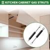 Motoforti 6inch/150mm 10Ib/45N/4.5kg Gas Struts Gas Spring for Kitchen Cabinet Door Cover Storage Box Toolbox Cover Lid Black 2Pcs view 2