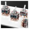 WLBQZESEG 32A250V Switch Silver dot Rocker Switch 6-pin 3-Gear Twist Switch Toggle Switch E-SG1322 1021 1122 1221 1321 SPST Rocker Switch (3Pin 32A E-SG-1122) view 2