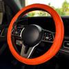 Lord AutoFashion LA Microfiber Leather Steering Wheel Cover Universal 14.5-15 inch (Orange) view 1