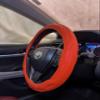 Lord AutoFashion LA Microfiber Leather Steering Wheel Cover Universal 14.5-15 inch (Orange) view 2