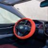Lord AutoFashion LA Microfiber Leather Steering Wheel Cover Universal 14.5-15 inch (Orange) view 4
