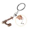 KOMBIUDA 4pcs Mini Scooter Keychains with Metal Key Ring Cute Scooter Pendant Decor for Backpack and Handbag Durable Keychain Accessories view 2