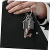 KOMBIUDA 4pcs Mini Scooter Keychains with Metal Key Ring Cute Scooter Pendant Decor for Backpack and Handbag Durable Keychain Accessories view 4