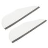 Gatuida 1pair Car Rearview Mirror Rain Eyebrow Visors Easy Install Side Mirror Rain Covers for Cars Suvs Trucks Prevents Rainwater Obstruction Texture view 1