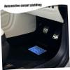PartyKindom Car Interior Decorations Car Carpet Pedal Pad Easy Install Heel Pad Vehicle Floor Mats view 2