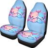FOR U DESIGNS Car Accessories Seat Covers for Cars SUV Sedan Truck Car Seat Protector Cushion 2 Pack Pink & Blue Car Seat Pad Axolotl Print view 1