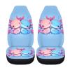 FOR U DESIGNS Car Accessories Seat Covers for Cars SUV Sedan Truck Car Seat Protector Cushion 2 Pack Pink & Blue Car Seat Pad Axolotl Print view 4