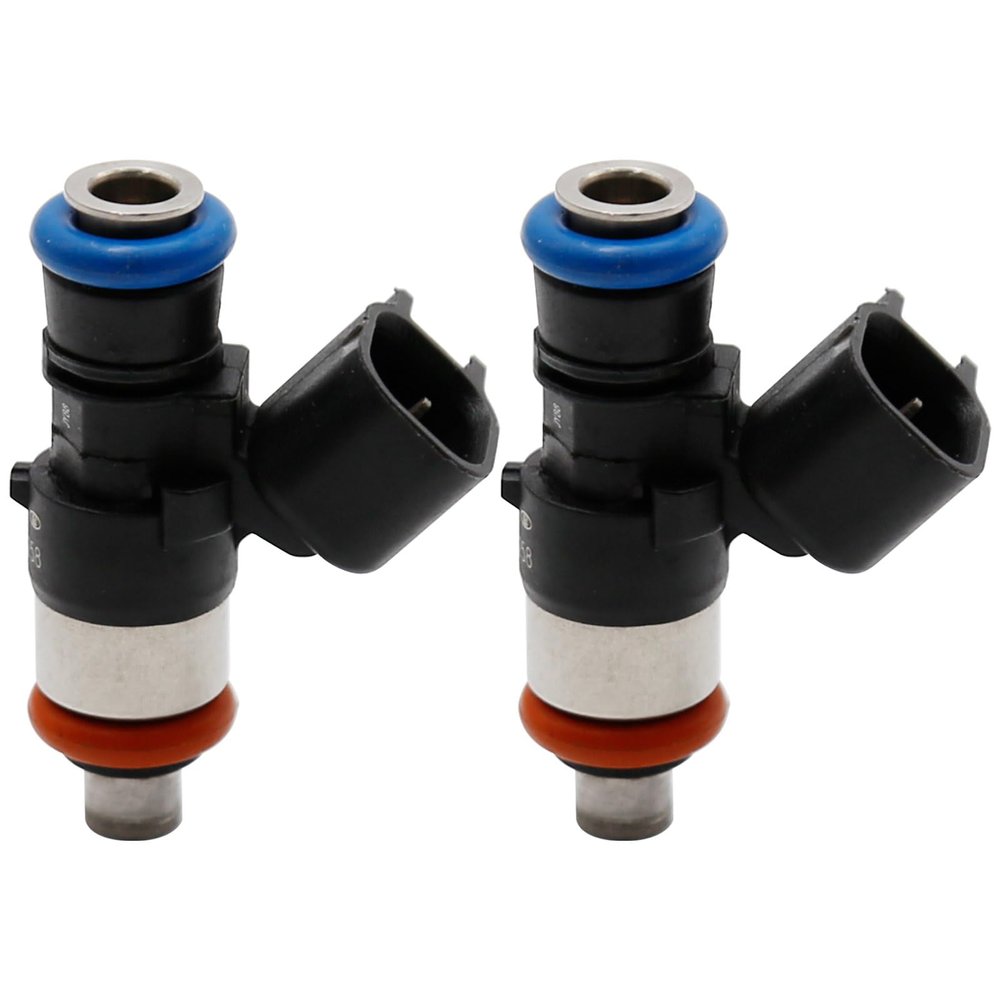 MDEOOSKY 2 Pcs 2521068 Fuel Injector Fits Replacement for Polaris ACE570 ACE900 RZR 4 900 RZR 4 XP 900 RZR 900, Black