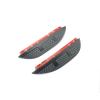 YPSQQHD 2 pcs Car Rearview Mirror Rain Shield Compatible with Infiniti Q40 2007-2015, Rain Eyebrow Cover With small round mirror Rear View Side Mirror Carbon Fiber Look view 2