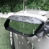 YPSQQHD 2 pcs Car Rearview Mirror Rain Shield Compatible with Infiniti Q40 2007-2015, Rain Eyebrow Cover With small round mirror Rear View Side Mirror Carbon Fiber Look view 4