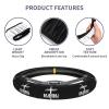 Jesus Christian Faith Cross Car Steering Wheel Covers,Soft Steering Wheel Protector for Women & Men,Universal 15 Inch Auto Car view 2