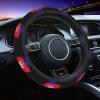 Cambodian Flag Car Steering Wheel Covers,Soft Steering Wheel Protector for Women & Men,Universal 15 Inch Auto Car251 view 1