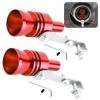 ijuicy 2 PCS Car Turbo Whistle, Exhaust Muffler Pipe Whistle, Turbo Sound Whistle Exhaust Muffler, Aluminum Car Turbo Sound Simulator, Universal Modification Accessories for Most Cars (Red #M) view 1
