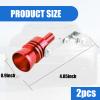ijuicy 2 PCS Car Turbo Whistle, Exhaust Muffler Pipe Whistle, Turbo Sound Whistle Exhaust Muffler, Aluminum Car Turbo Sound Simulator, Universal Modification Accessories for Most Cars (Red #M) view 2