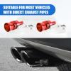 ijuicy 2 PCS Car Turbo Whistle, Exhaust Muffler Pipe Whistle, Turbo Sound Whistle Exhaust Muffler, Aluminum Car Turbo Sound Simulator, Universal Modification Accessories for Most Cars (Red #M) view 3