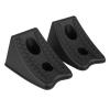 2pcs AntI Slip Tire Blocks - Plastic Car Tyre Slip Stopper Wheel Alignment Block view 2