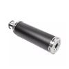 Motorcycle Black modification muffler exhaust pipe 150CC racing universal round mouth view 2