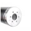 Motorcycle Black modification muffler exhaust pipe 150CC racing universal round mouth view 3