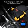Multifunction Car Breakdown Emergency Safety Triangle Stop Sign with Red LED Warning Light High Visibility Compact Portable 2 Charging Modes for Option view 4