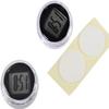 Sluswallow 1Pc Black Mini Motorcycle Clocks,Waterproof Stick-On Motorbike Mount Watch Digital Clocks,Motorcycle Clocks for Vehicle,Auto,Car,SUV and More 1.1 Diameter Small in Size and Light in Weight view 1