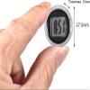 Sluswallow 1Pc Black Mini Motorcycle Clocks,Waterproof Stick-On Motorbike Mount Watch Digital Clocks,Motorcycle Clocks for Vehicle,Auto,Car,SUV and More 1.1 Diameter Small in Size and Light in Weight view 4