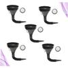 HOLIDYOYO 5pcs Plastic Funnel with Mesh Screen Filter Wide and Fuel Funnel for Cars and Motorcycles Gasoline Kerosene and Engine Fluids view 4