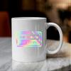 (2 Pcs, 6.8'' x 4'', Hologram) No Background Durable and Waterproof of Be Safe Keep Distance Sticker Decal for Laptops, Water Bottles, Cars, Trucks, Wall Ideal Gift view 2