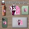 Get Your Mitts Off My Bits Sticker or Magnet Decal My Body My Choice Feminist Gifts Women Rights Waterproof Vinyl Sticker for Bumper Water Bottle Car Fridge Laptop view 3