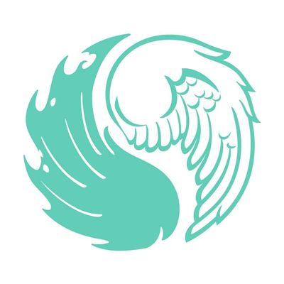 Dark Spark Decals Angel and Devil Wings, Good and Evil 6 inch Mint Indoor Outdoor Vinyl Decal