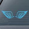 Dark Spark Decals Angel Wing V2 5 inch Light Blue Indoor Outdoor Vinyl Decal view 2