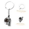 COSMEVIVI 2pcs Turbocharger Keychain Durable Silver Key Rings for Car Keys Bag Ornaments Unique Boyfriends and Graduates view 4