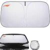 windscreen Sun Shade Compatible with Suzuki Swift Sport 2012-car Sunscreen windscreencar Screen Cover Automotive Interior AccessoriesSilver view 1