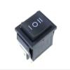 WLBQZESEG KCD4 Black Rocker Switch Power Switch ON-Off-ON 3 Position 3/6 Pins with Light 16A 250VAC/ 20A 125VAC KCD1 10A 125VA/ 6A 250V (KCD4 6-Pin On-Off-On) view 1