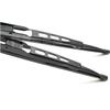 TINEASUR 2pcs u Shape Hook Windshield Wiper Blades for Cars Fit Detachable Strip for Easy Replacement Black view 3